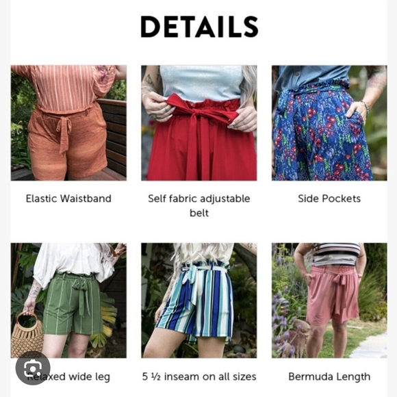 Aztec Print Ella Shorts- LLR - Picture 3 of 4